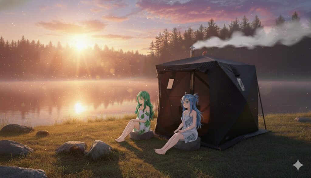 テントサウナのイメージ