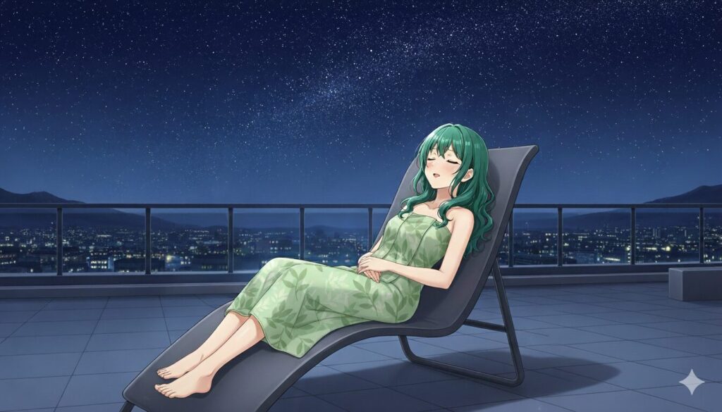 外気浴のイメージ座像