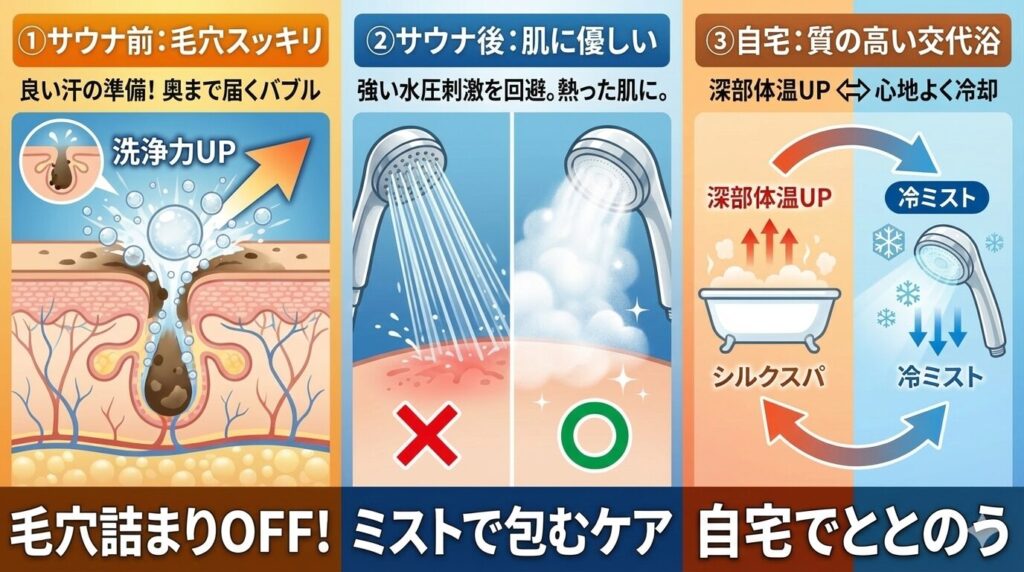 サウナー3つの欲求