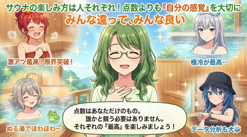 楽しみ方は人それぞれ