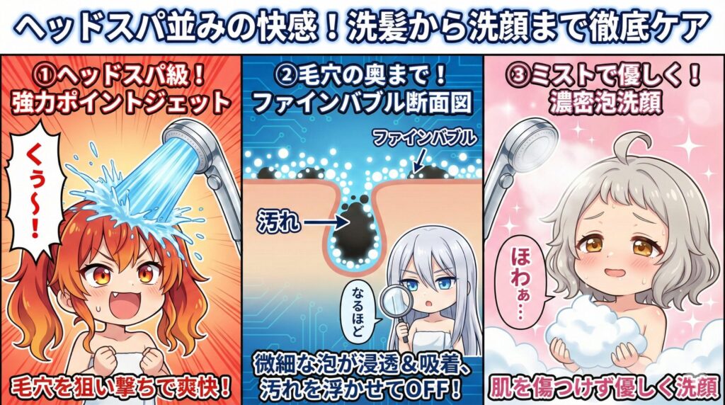 ポイントジェットモードのイメージ