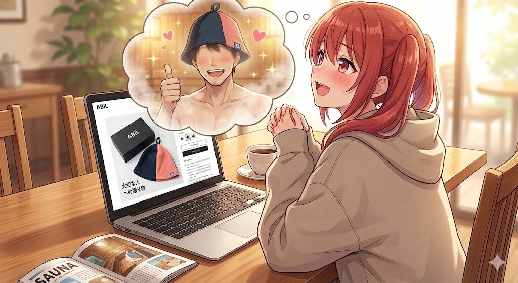 サウナ好きへのプレゼント ギフトラッピングのイメージ