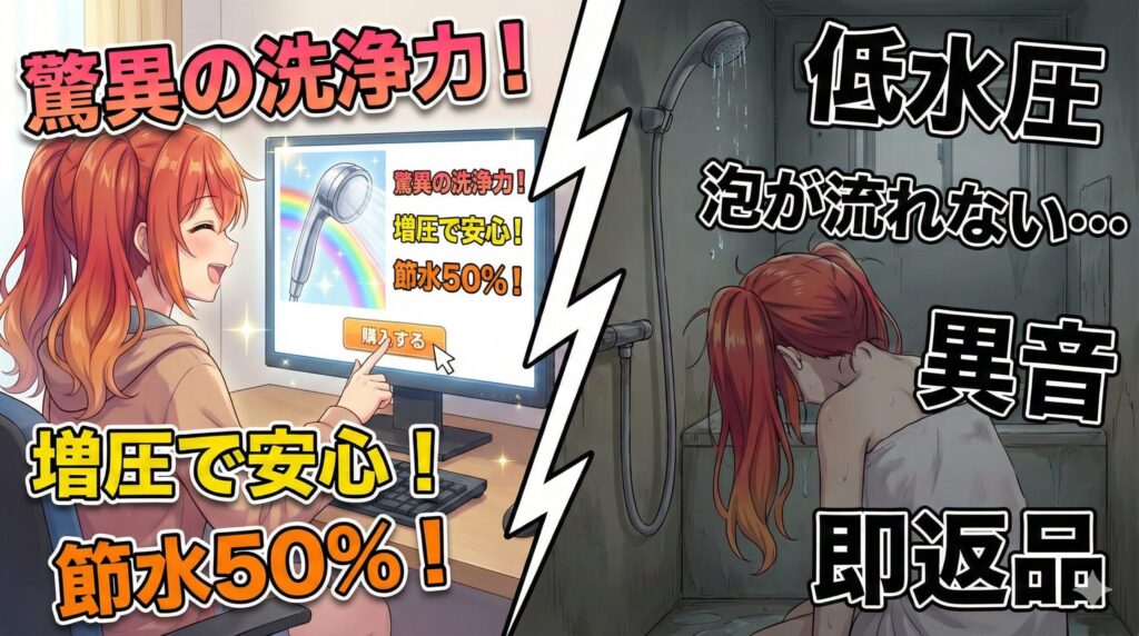 ネット購入で失敗したイメージ画像