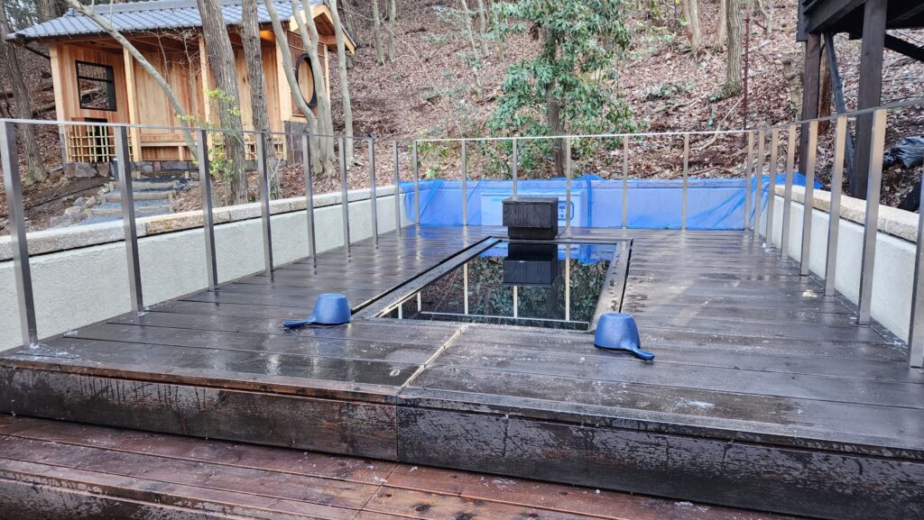 杜エリアの水風呂