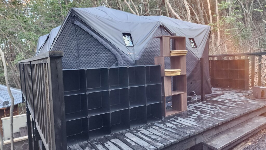 テントサウナ全景