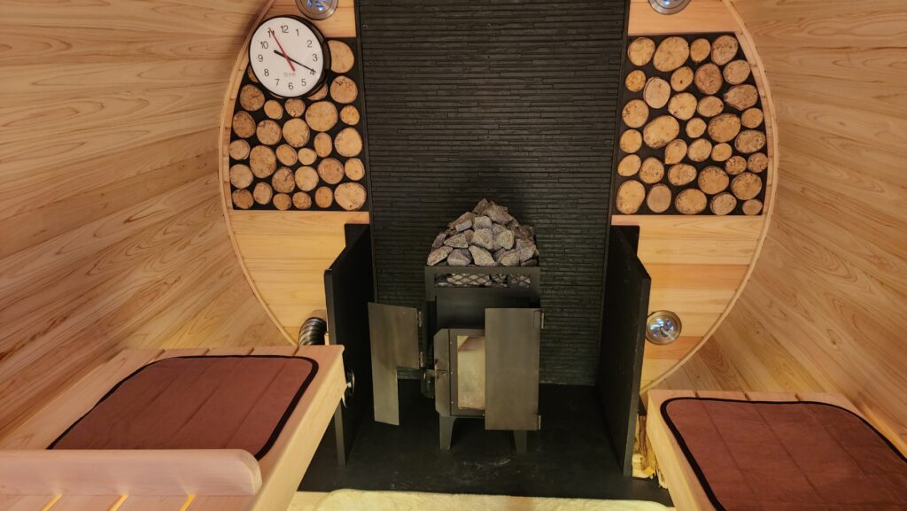 樹の薪ストーブ