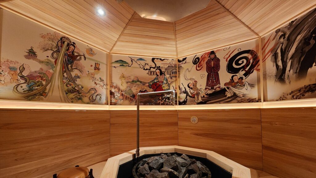 座った目線から眺める日本絵