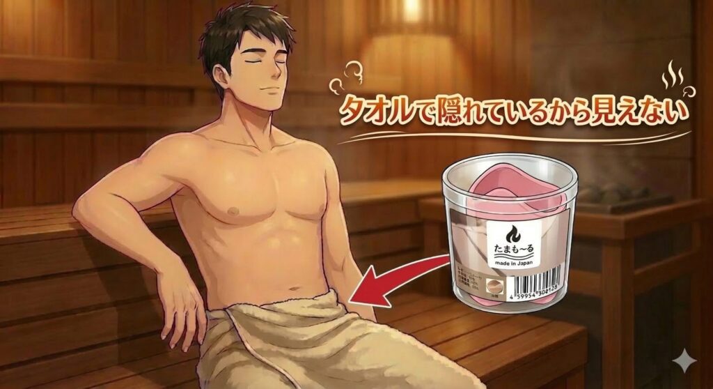 たまも～る装着時のイメージ