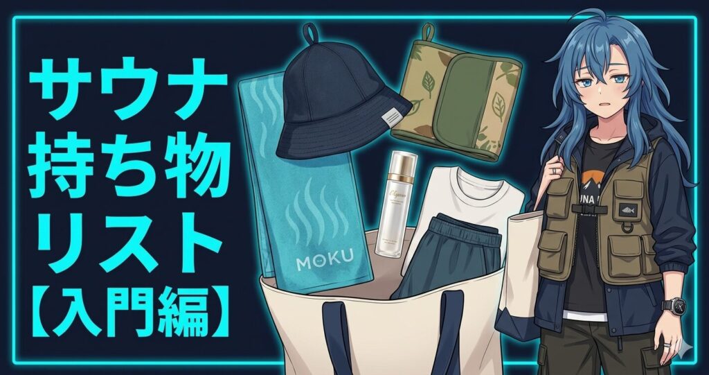 サウナ持ち物リスト【入門編】アイキャッチ