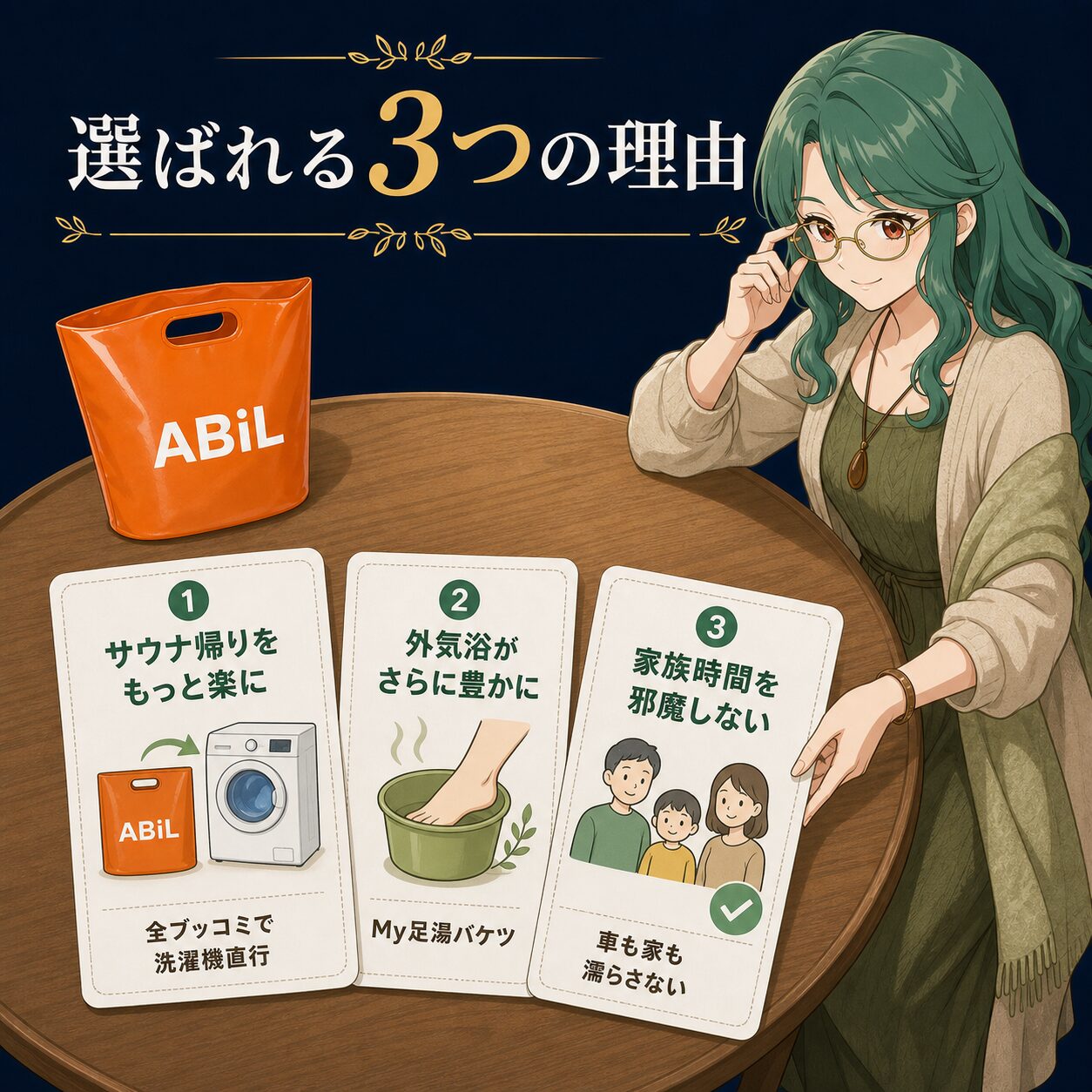 ハルカが総括するABiLボウスイバッグが選ばれる3つの理由
